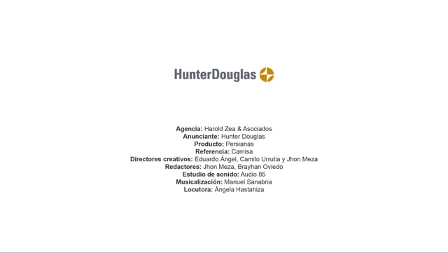 Persianas (camisa) – Hunter Douglas
