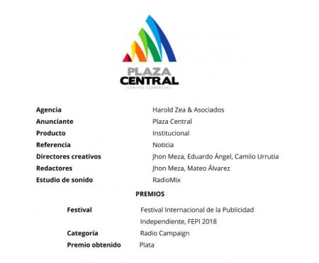 Noticia – Plaza Central