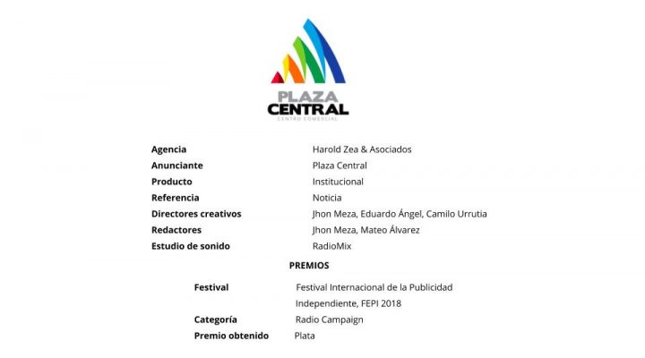 Noticia – Plaza Central